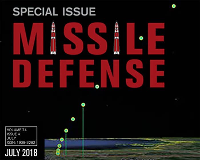 July/August issue on missile defense