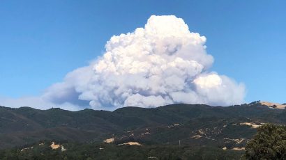Mendocino Complex Fire on August 4, 2018.