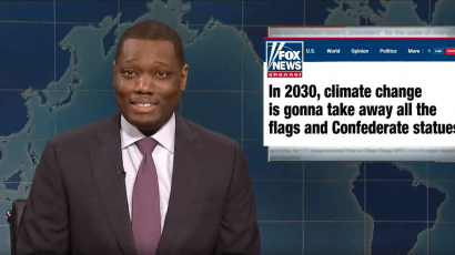 climate change weekend update saturday night live Michael che