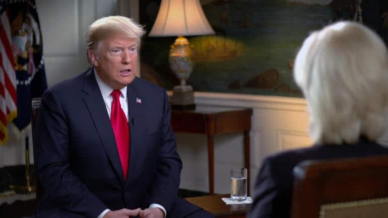 Lesley Stahl interviewed President Donald Trump in October 2018. Credit: CBS News