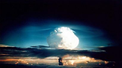 mushroom cloud, hydrogen bomb