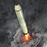 artist rendering of missile launching