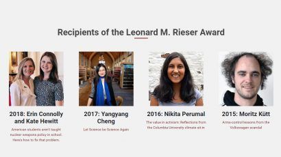 Rieser Award Recipients