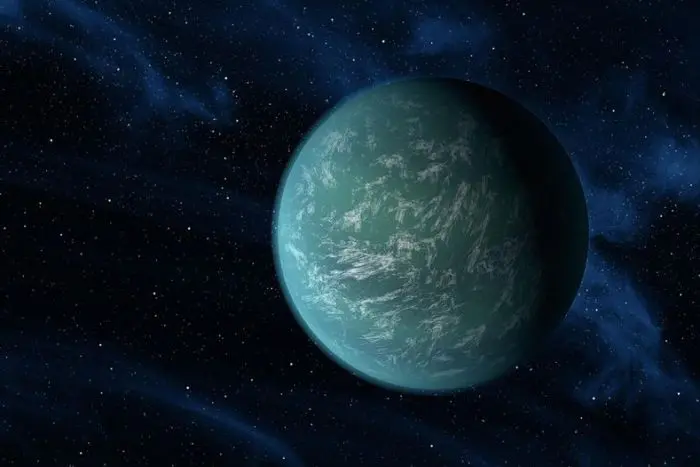 alien-looking exoplanet Kepler 22b