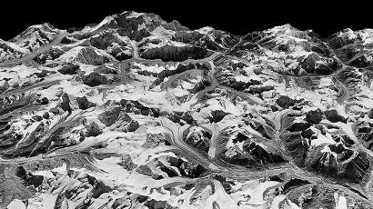 3-D model of Himalayan glaciers