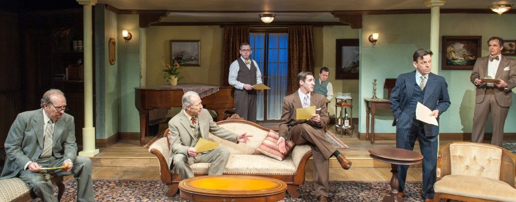 Operation Epsilon, a 2013 play performed at Boston’s Central Square Theater, is based on conversations among Germany’s top nuclear scientists while under surveillance by the Allies at an estate in England. Credit: A. R. Sinclair Photography