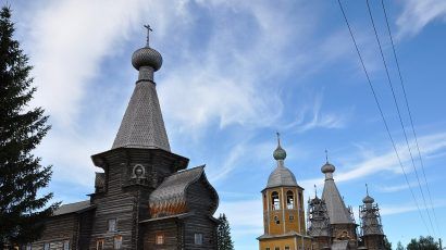 St. Nicholas church in Nenoksa, Russia
