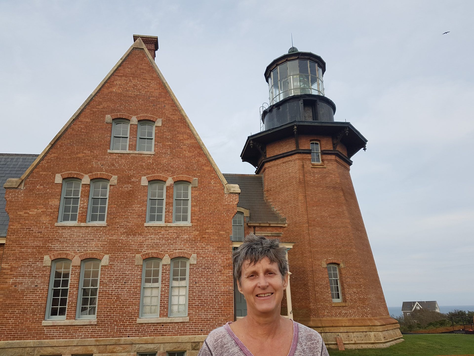 Lisa Nolan, one of the driving forces behind preserving the island’s Southeast Light.
Photo courtesy of Dan Drollette Jr. 