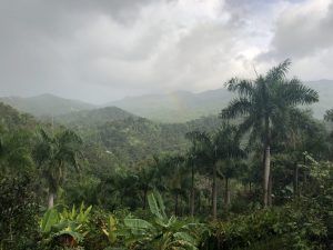Mountain landscape in Puerto Rico