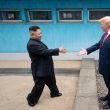 Donald Trump meets Kim Jong-un at the Korean Demilitarized Zone