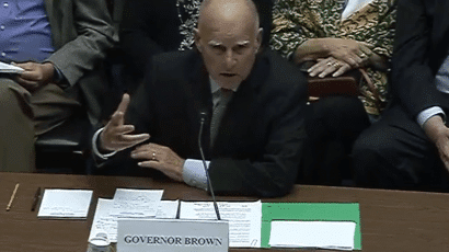 Former California Gov. Jerry Brown testifies in Congress