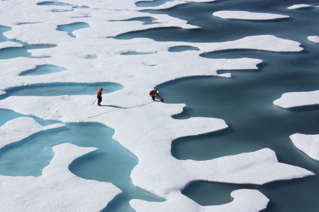 nasa arctic ice climate change
