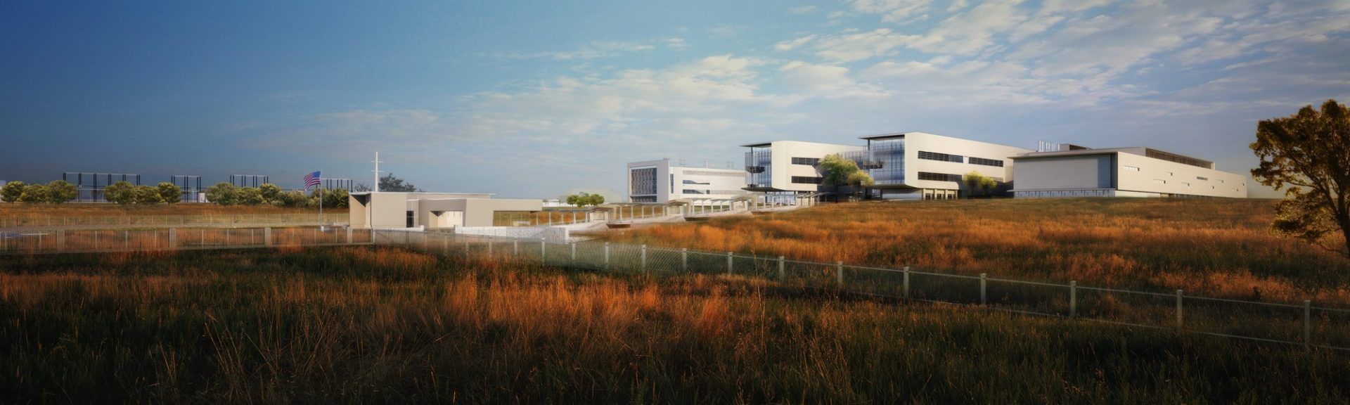 Architectural rendering of the new NBAF facility at Kansas State University in Manhattan, Kansas. Courtesy of Ron Trewyn / Department of Homeland Security