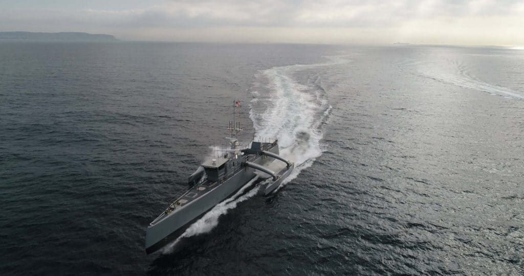 The Sea Hunter, an autonomous ship.