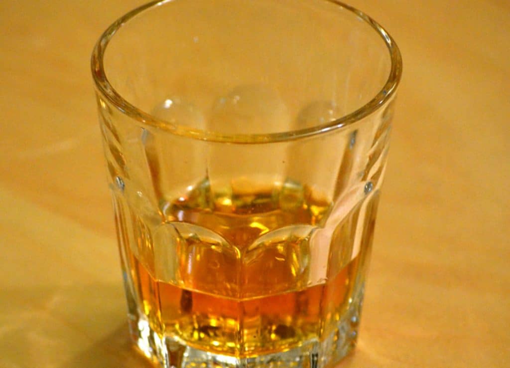 glass of scotch whisky