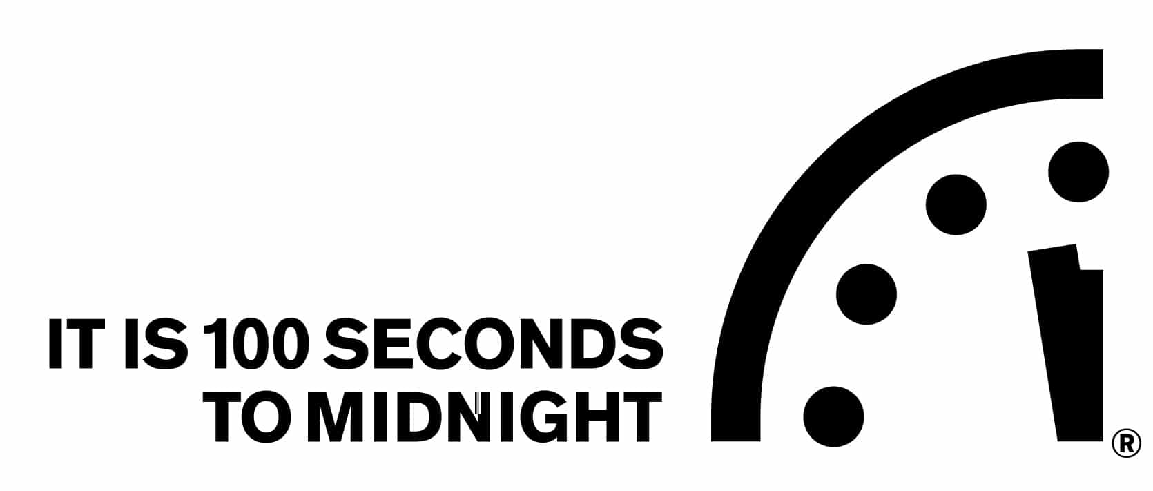 bulletin atomic scientists logo it is 100 seconds to midnight