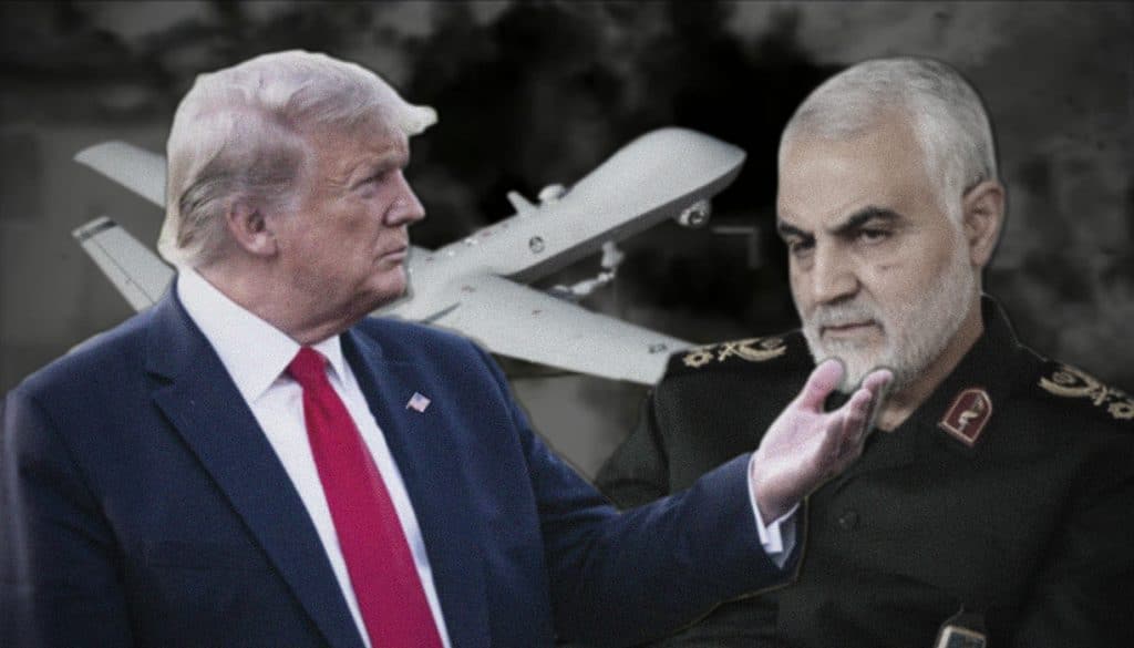 Donald Trump and Qassem Soleimani.