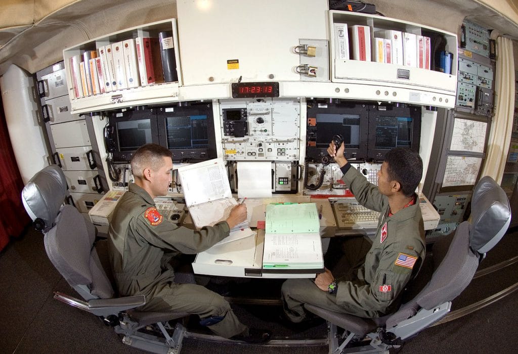 A Minuteman III missile crew on alert.