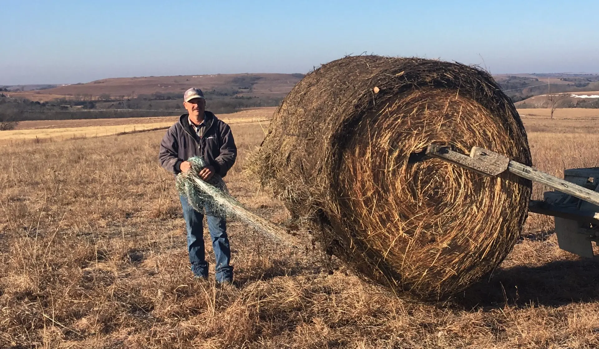 anderson-ee Matt Anderson prepares to feed cattle on his ranch in Alma, Kansas. Photo by Elisabeth Eaves