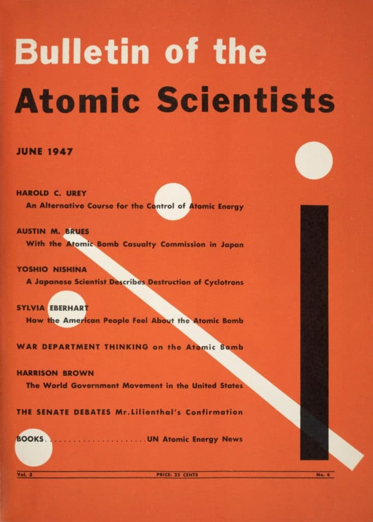 The Bulletin Of The Atomic Scientists Begins Publishing In 1945 ...