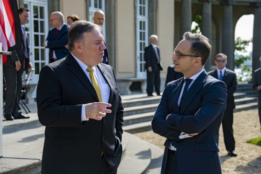 Mike Pompeo meets with Heiko Mass, the German foreign minister