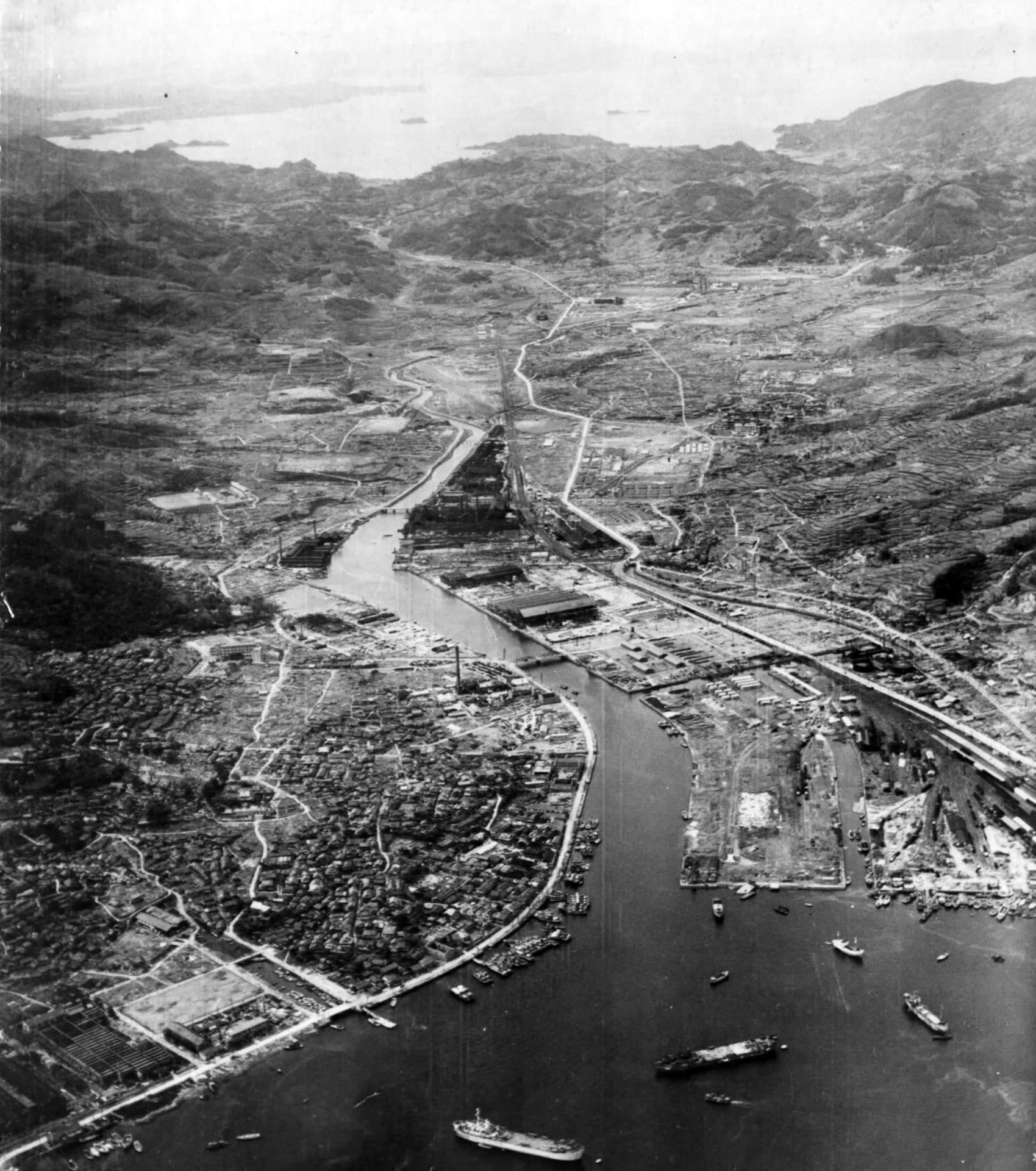 urakami valley nagasaki after atomic bomb 1945
