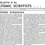 Bulletin May 1946 edition