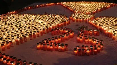 Commemoration in Vienna 25 years after the nuclear disaster in Chernobyl. Photo credit: Manfred Werner.