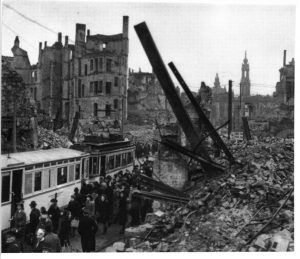 After Dresden firebombing 1945