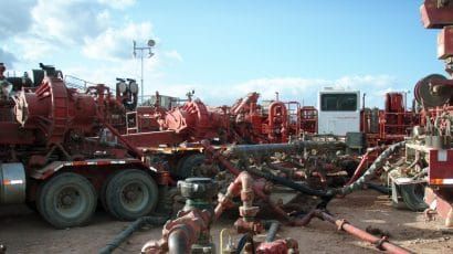 fracking equipment, North Dakota