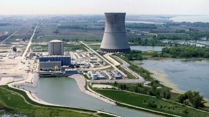 The Davis–Besse Nuclear Power Station, located northeast of Oak Harbor, Ohio. Photo credit: Nuclear Regulatory Commission/Wikimedia
