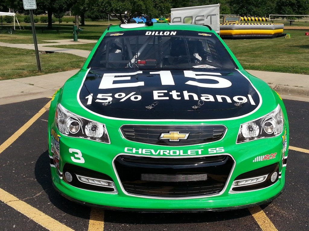 sports car powered by ethanol