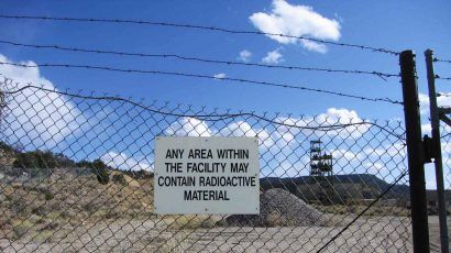 A uranium mine.
