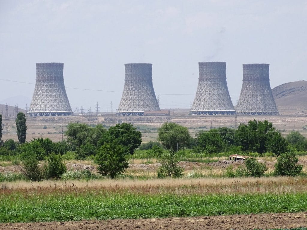 Armenia's Metsamor nuclear power plant cooling towers. Credit: Adam Jones via Wikimedia Commons. CC BY-SA 2.0.