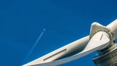Windmill blade and plane