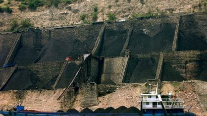 coal barge China
