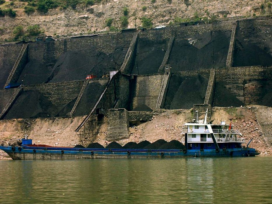 coal barge China