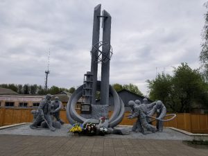 Monument “To Those Who Saved the World.” A monument to firefighters that died putting out the fire at Chernobyl Nuclear Power Plant. It is also dedicated to all Chernobyl liquidators (first responders) that cleaned up after the accident. Credit: Margarita Kalinina-Pohl (2018).