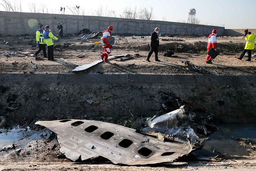 A plane crash.