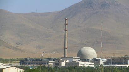 Arak IR-40 heavy water reactor, Iran. Credit: Nanking2012. CC BY-SA 3.0 Accessed via Wikimedia Commons.