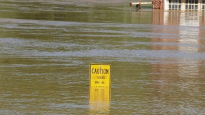 flood water sign