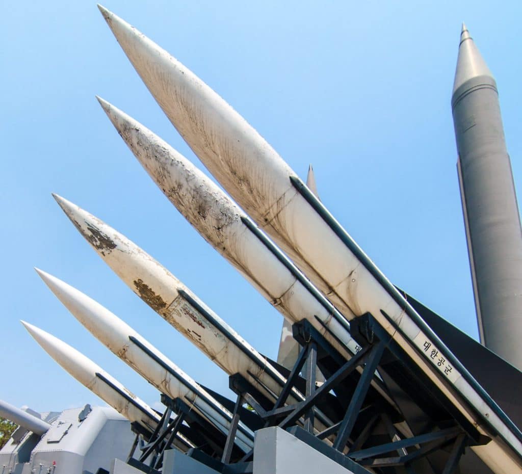 South Korean missiles on display at the Korean War Memorial Credit Daniel Foster Accessed via Flickr CC BY-NC-SA 20