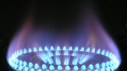 gas burner flames