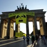 antinuclear energy protest in Berlin