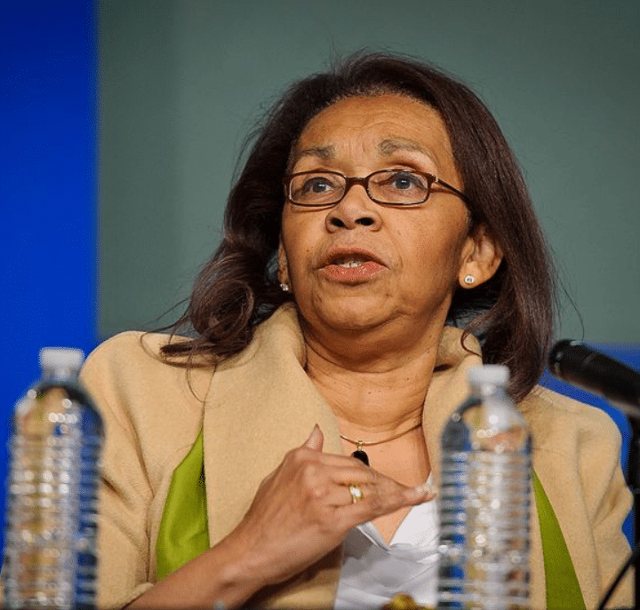 Shirley Malcom, head of Education and Human Resources at AAAS, talks during a discussion on the implications from the Minority Male STEM Initiative at the Symposium on Supporting Underrepresented Minority Males in Science, Technology, Engineering and Mathematics (STEM), Tuesday, Feb. 28, 2012 at NASA Headquarters in Washington. | Credit: NASA/Paul E. Alers