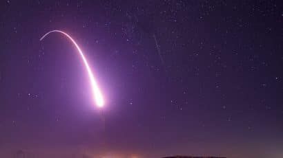 An unarmed Minuteman III intercontinental ballistic missile launches during an operational test at 1:13 a.m. Pacific Time Oct. 2, 2019, at Vandenberg Air Force Base, Calif. 191002-F-CG053-1002 (U.S. Air Force Photo by Staff Sgt. J.T. Armstrong)