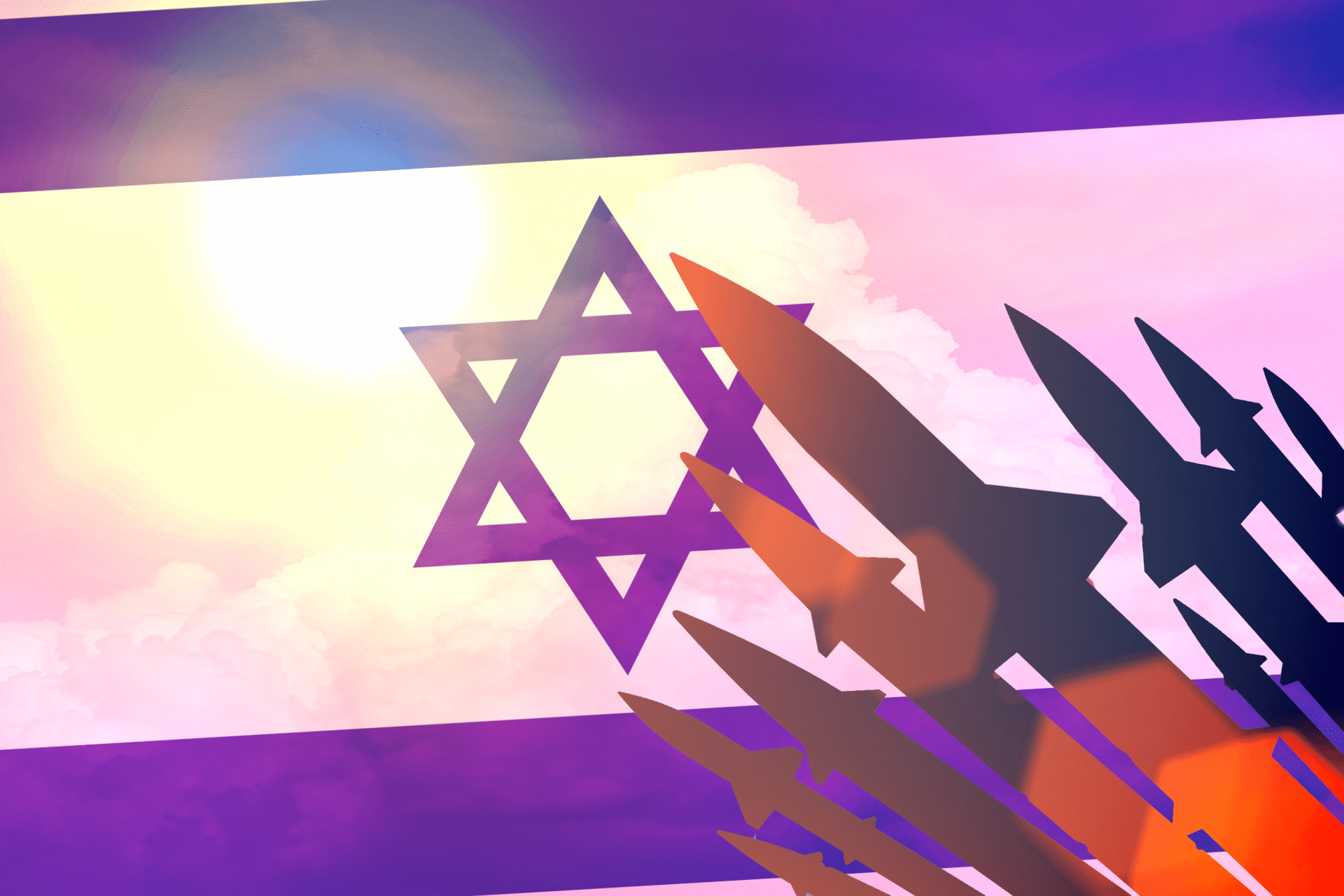 israel-flag-missiles