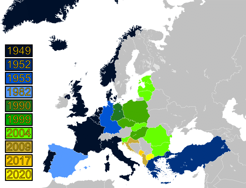 The history of NATO enlargement