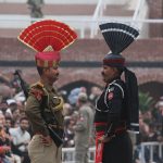 Indo-Pakistani border ceremony