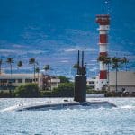 submarine leaving Hawaii